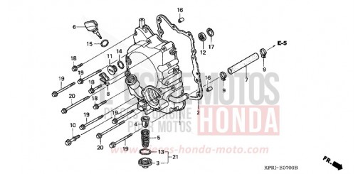 PANNEAU CARTER-MOTEUR D. SH1501 de 2001